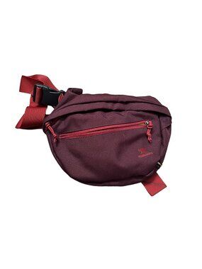 Mountainsmith Fanny Pack Waist Belt Hands Free Travel Pouch Bag Cordura Burgundy